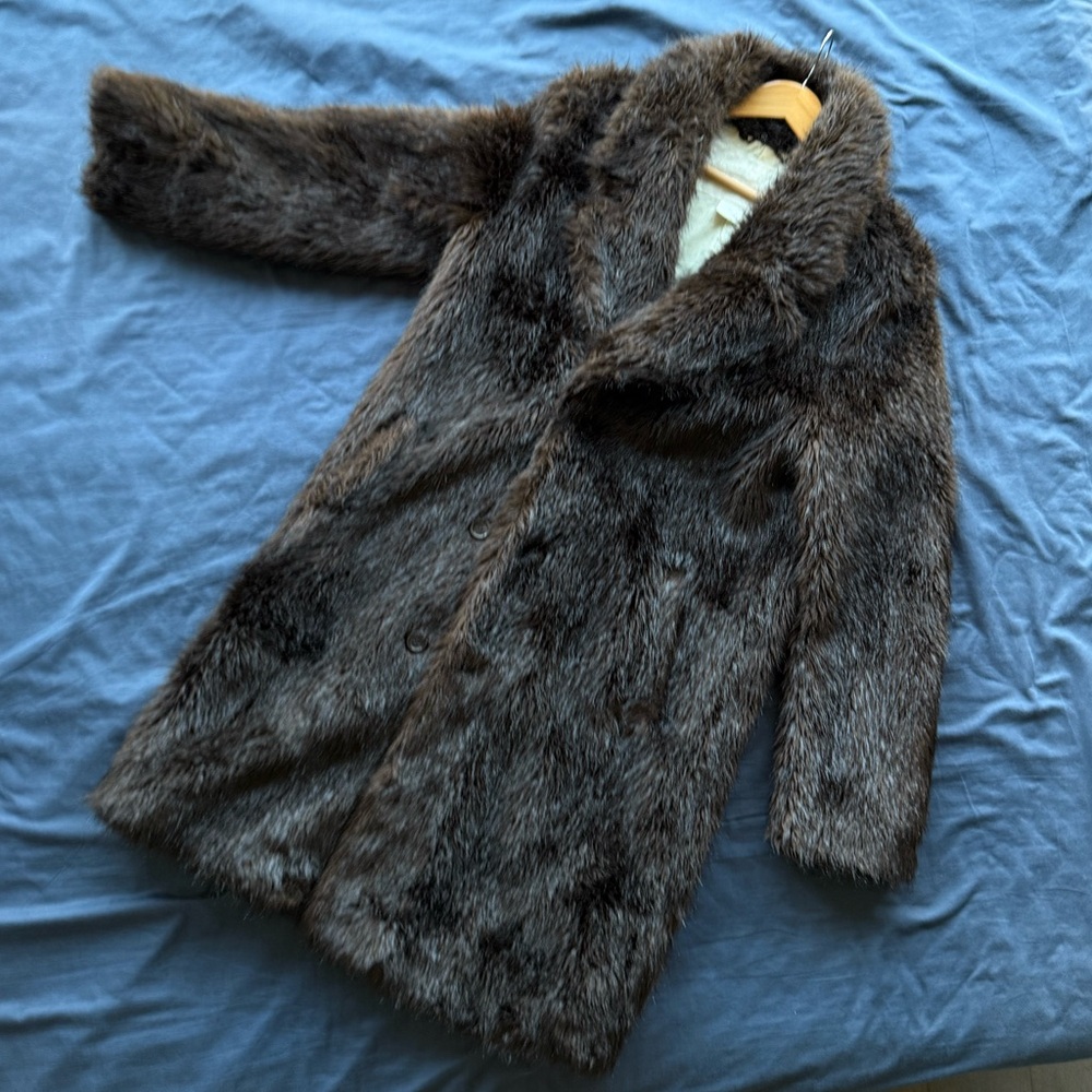 Maison Martin Margiela for H&M Brown Fur Coat
